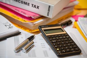 Tax book and calculator